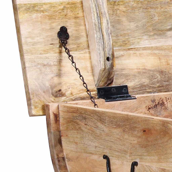 Couchtisch Massivholz Mango 88x50x40 cm