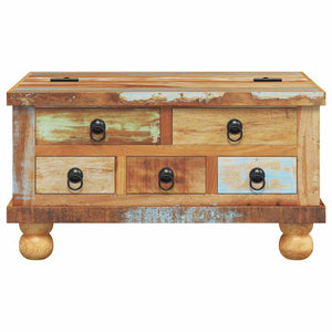 vidaXL Table basse en bois de récupération 70 x 70 x 38 cm