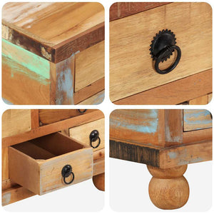 vidaXL Table basse en bois de récupération 70 x 70 x 38 cm