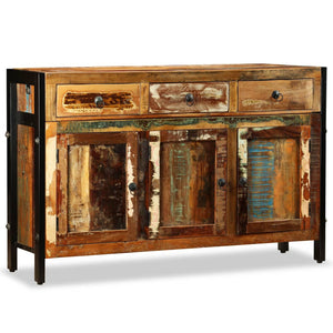 vidaXL Buffet en bois de récupération massif 120 x 35 x 76 cm