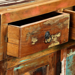 vidaXL Buffet en bois de récupération massif 120 x 35 x 76 cm