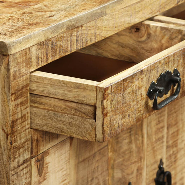 Sideboard mit 2 Schubladen und 1 Fach Raues Mangoholz