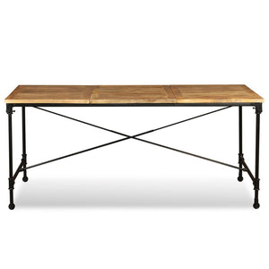 vidaXL Table de salle à manger en bois de manguier massif 180 cm