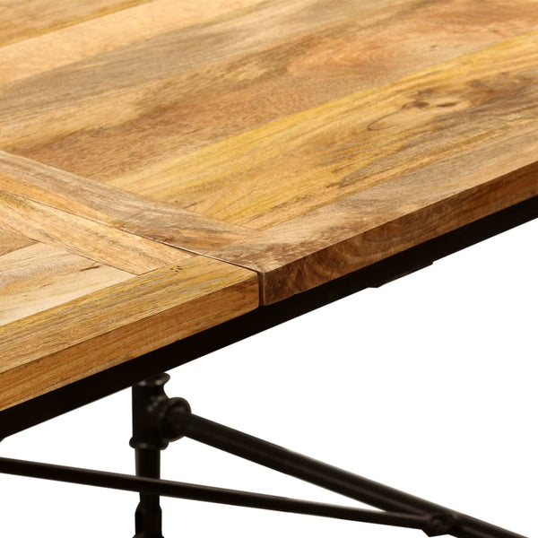 vidaXL Table de salle à manger en bois de manguier massif 180 cm