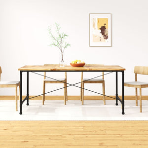 vidaXL Table de salle à manger en bois de manguier massif 180 cm