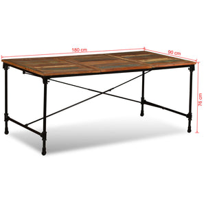 Esstisch Altholz Massiv 180 cm