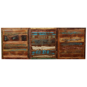 vidaXL Table de salle à manger en bois de récupération massif 180 cm