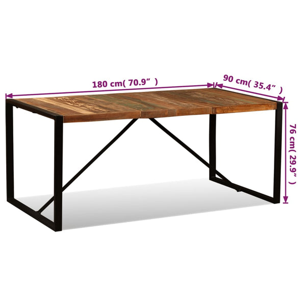 Esstisch Altholz Massiv 180 cm