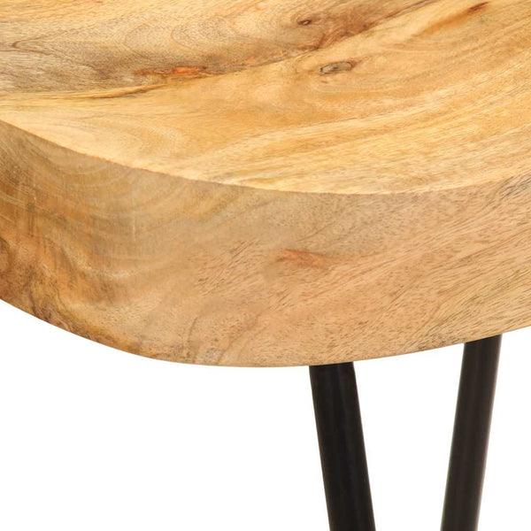 vidaXL Tabourets de bar 2 pcs Bois de manguier massif
