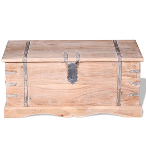 vidaXL Coffre en bois d'acacia