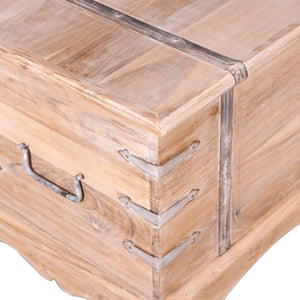 vidaXL Coffre en bois d'acacia
