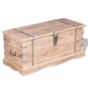 vidaXL Coffre en bois d'acacia