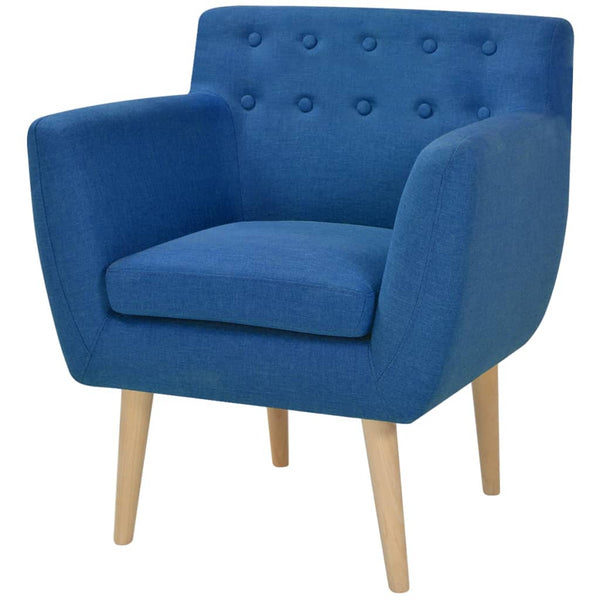 Sessel Blau Stoff