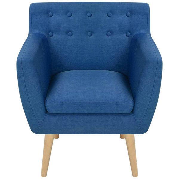 Sessel Blau Stoff