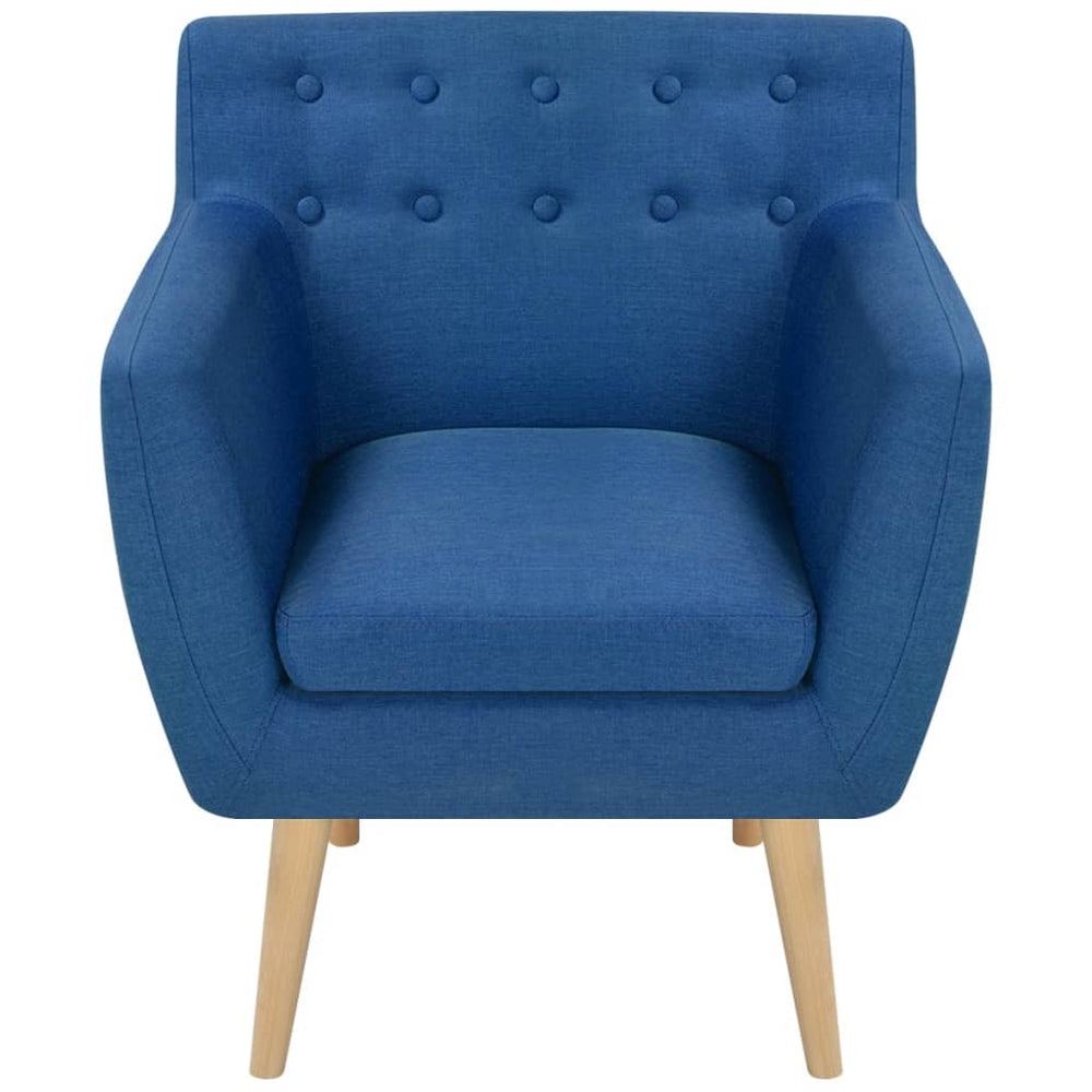 Sessel Blau Stoff