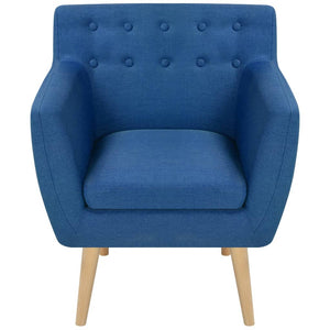 Sessel Blau Stoff