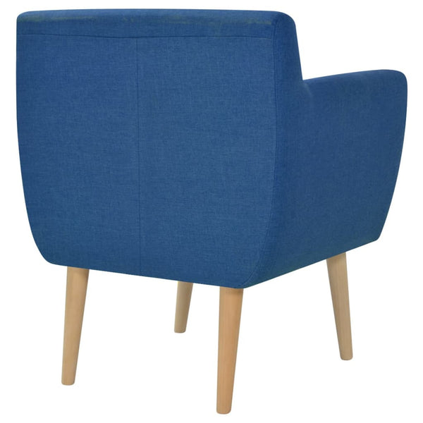 Sessel Blau Stoff