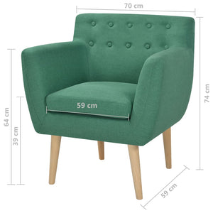 Sessel Grün Stoff