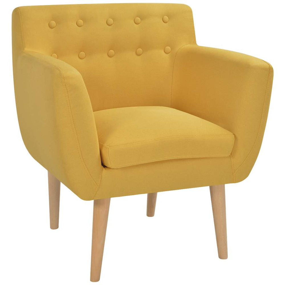 Sessel Gelb Stoff