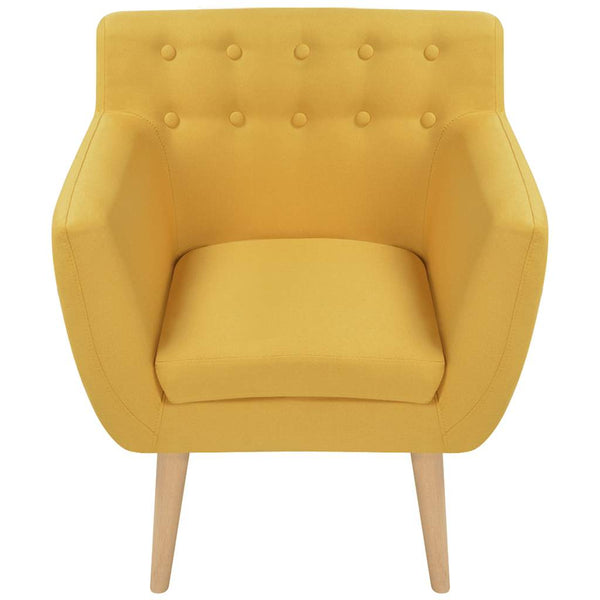 Sessel Gelb Stoff