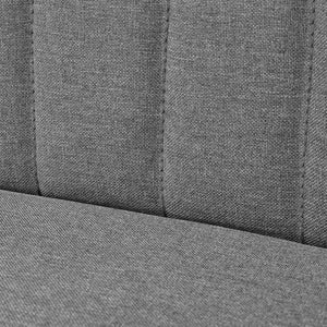 Sofa Stoff 117x55,5x77 cm Hellgrau