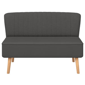 Sofa Stoff 117x55,5x77 cm Dunkelgrau