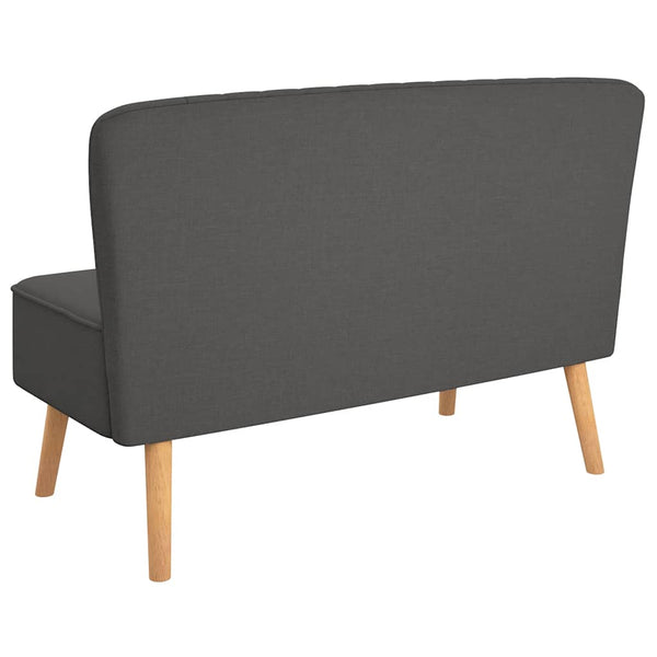 Sofa Stoff 117x55,5x77 cm Dunkelgrau