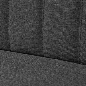 Sofa Stoff 117x55,5x77 cm Dunkelgrau