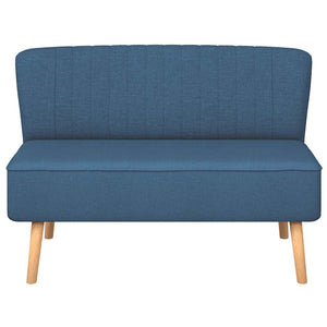 Sofa Stoff 117x55,5x77 cm Blau