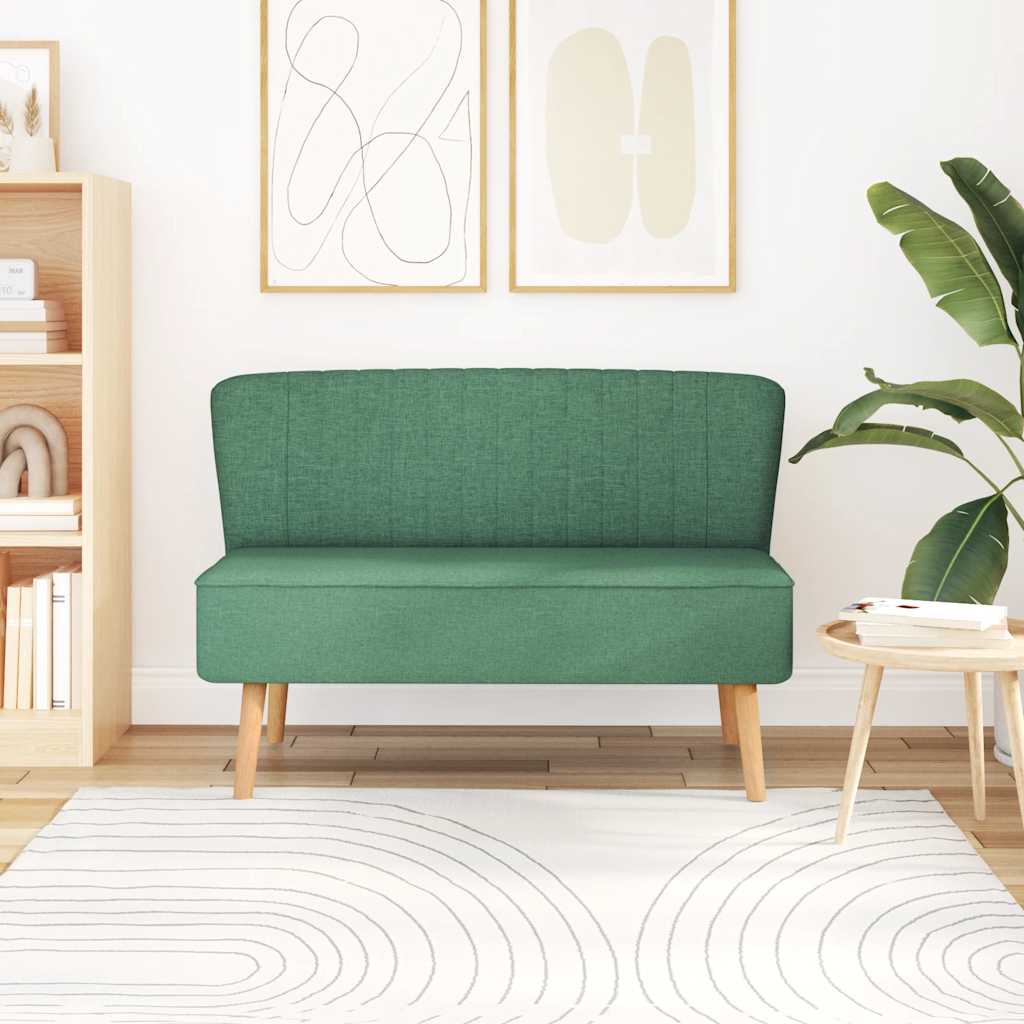 Sofa Stoff 117 x 55,5 x 77 cm Grün