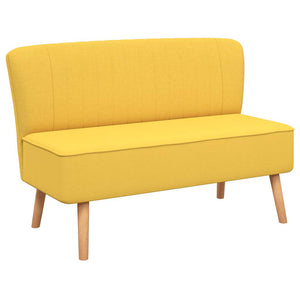 Sofa Stoff 117x55,5x77 Gelb