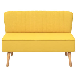 Sofa Stoff 117x55,5x77 Gelb