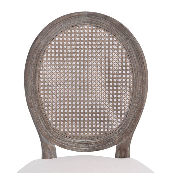 vidaXL Chaises de salle à manger 2 pcs Crème Tissu