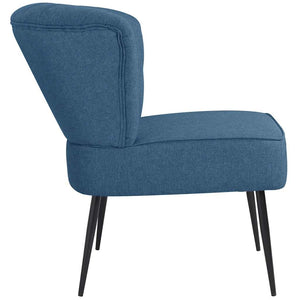 Cocktailsessel Blau Stoff