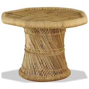 Couchtisch Bambus Achteckig 60x60x45 cm