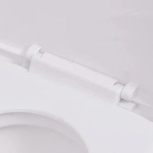 Wandmontierte Toilette Keramik Weiß