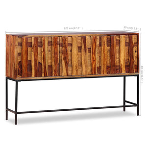Sideboard Massivholz Akazie 120x30x80 cm