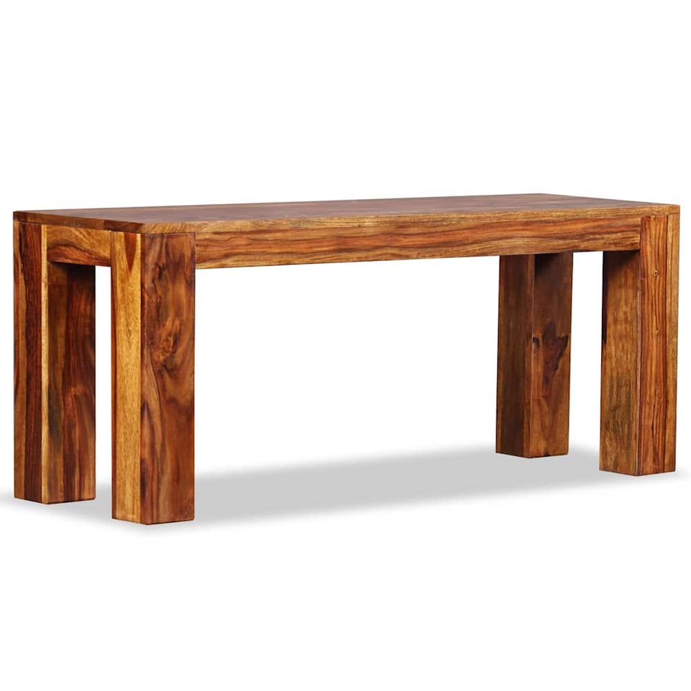 Sitzbank Massivholz Akazie 110x35x45 cm