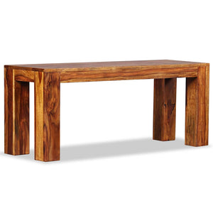Sitzbank Massivholz Akazie 110x35x45 cm