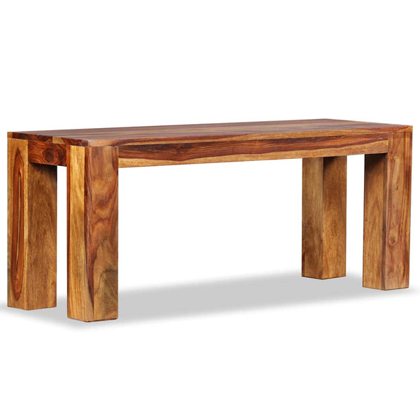 Sitzbank Massivholz Akazie 110x35x45 cm