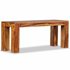Sitzbank Massivholz Akazie 110x35x45 cm