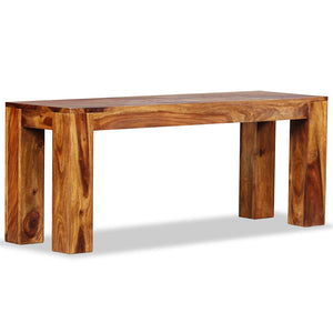 Sitzbank Massivholz Akazie 110x35x45 cm