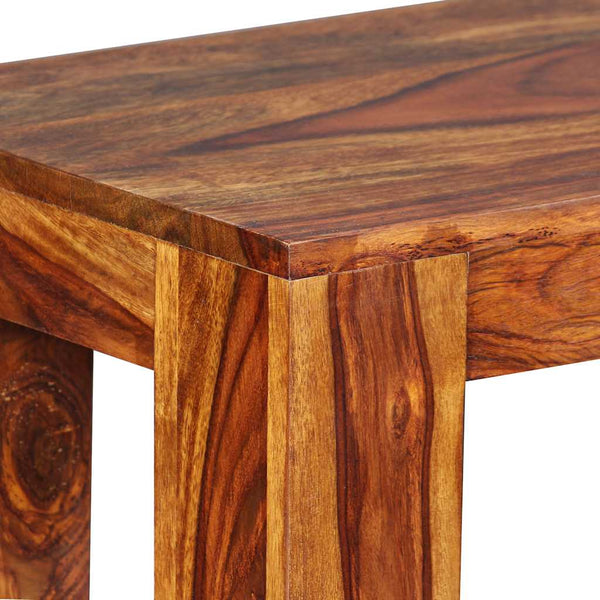 Sitzbank Massivholz Akazie 110x35x45 cm