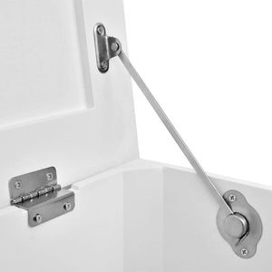 vidaXL Coffre de rangement 2 pcs Blanc