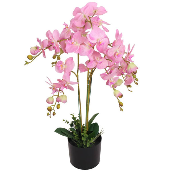 vidaXL Orchidée artificielle avec pot 75 cm rose