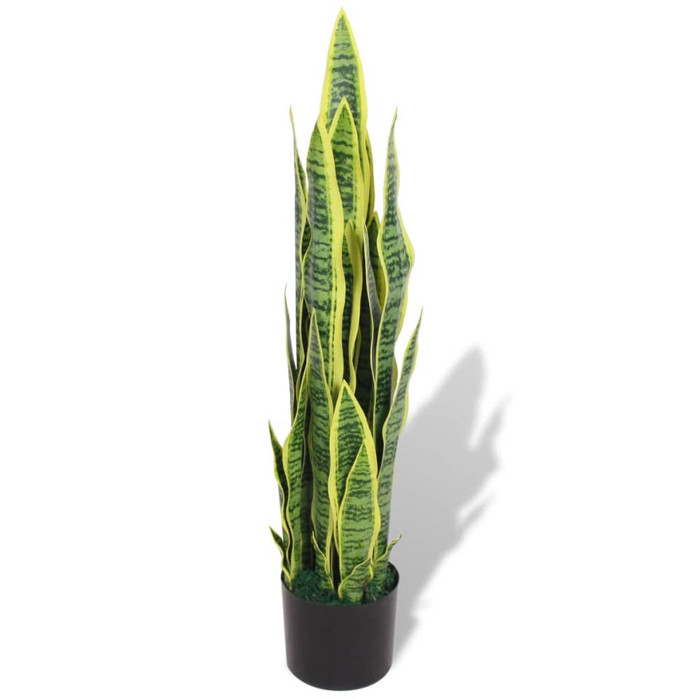 vidaXL Sansevieria artificielle avec pot 90 cm vert