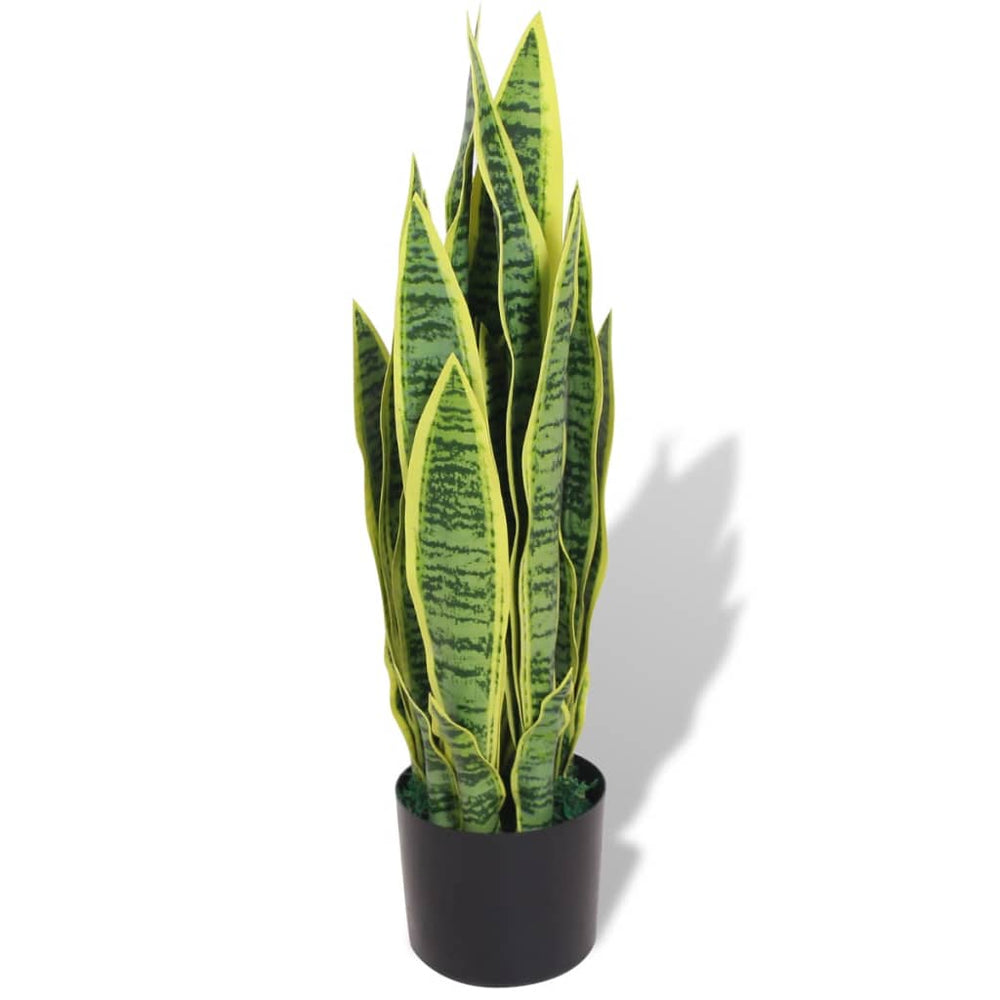 vidaXL Sansevieria artificielle avec pot 65 cm vert
