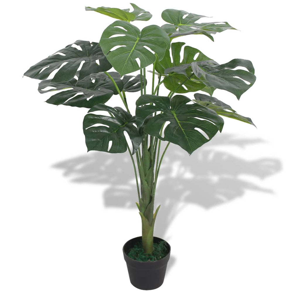 vidaXL Monstera artificielle avec pot 70 cm Vert