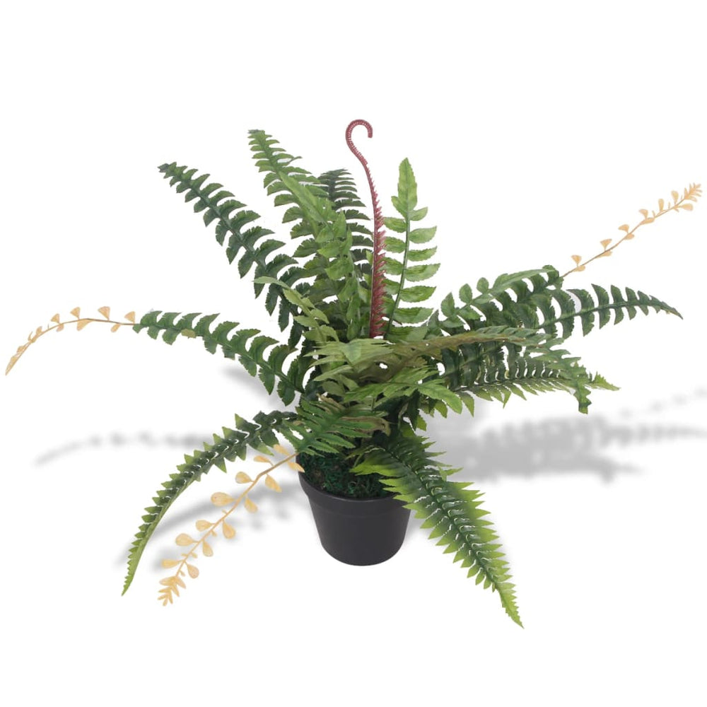 vidaXL Plante artificielle Fougère en pot 50 cm Vert
