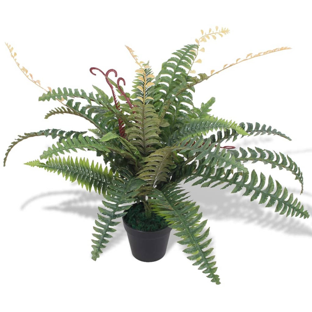 vidaXL Plante artificielle de fougère avec pot 60 cm Vert